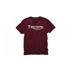 TRIUMPH Vintage Logo Red Tee